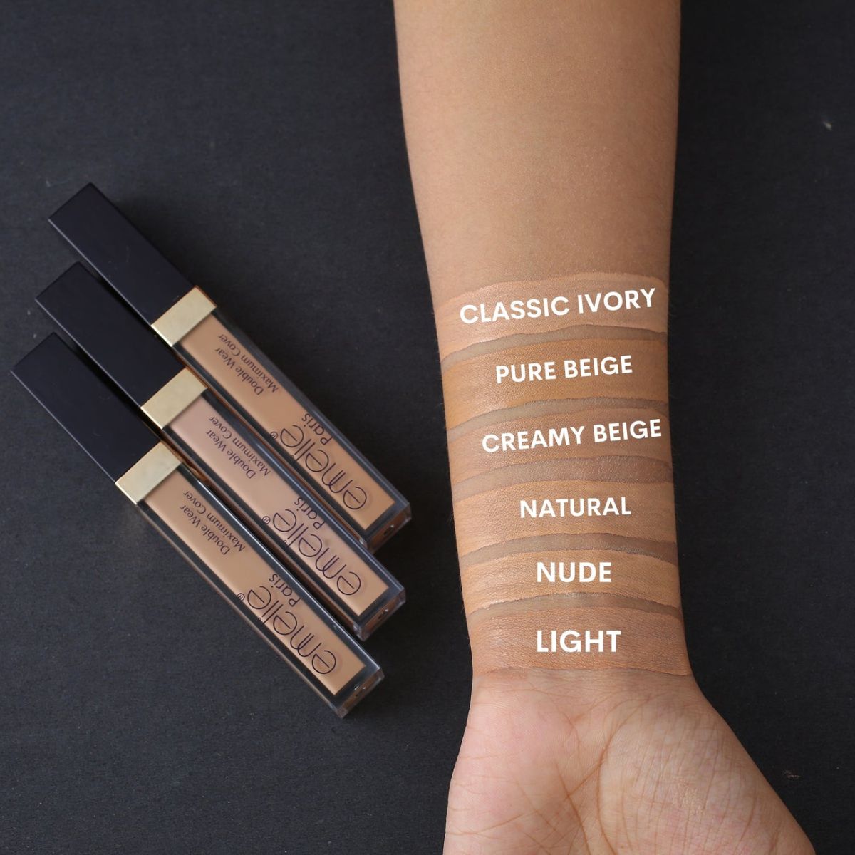 Emelie Double Wear Maximum Cover Concealer