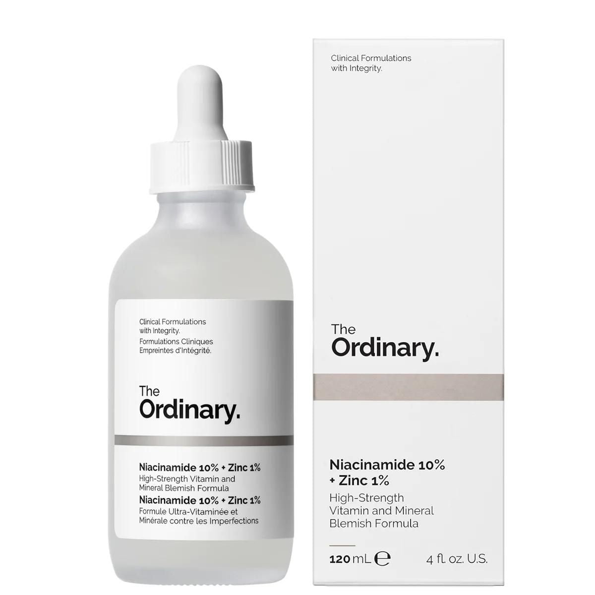 The Ordinary Niacinamide 10% + Zinc 1% Serum 120ml