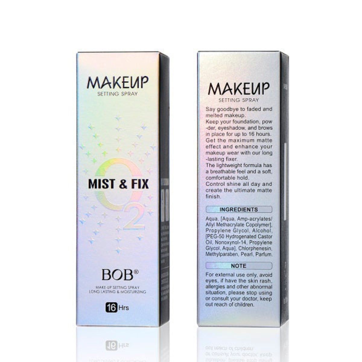 BOB Makeup Mist And Fix O2 Glitter Spray